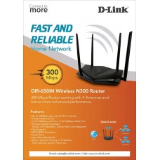 D-Link Wireless N300 Router DIR-650IN